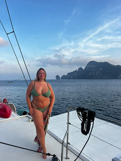 Ribbed Bikini Bottom - Gum Drop