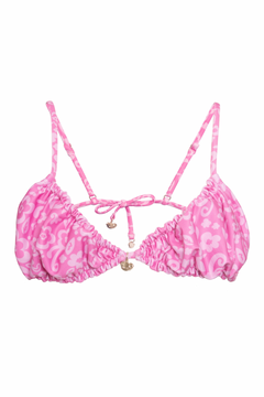 Ruched Bralette Bikini Top - Grevillea Baby
