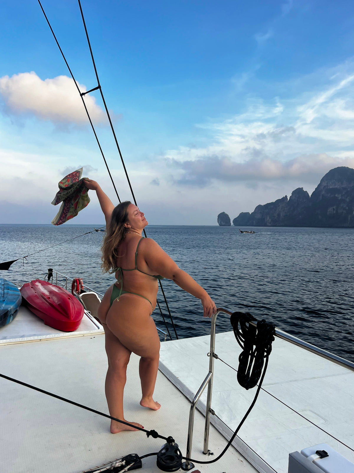 Ribbed Bikini Bottom - Gum Drop