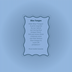 Ribbed Bikini Bottom - Blue Tongue