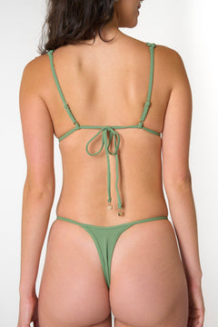 Ribbed Bikini Bottom - Gum Drop